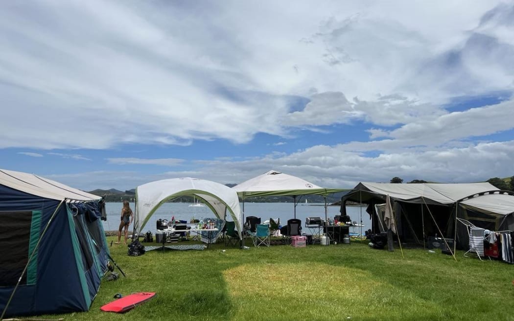 Urupukapuka campsite Bay of Islands